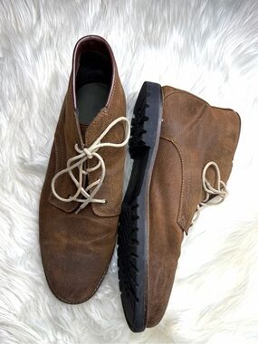 Vince Camuto Brown Suede Chukka Boots